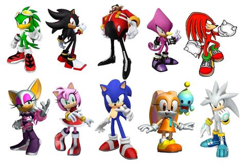 turma do sonic nomes|Personagens de Sonic: lista completa dos。